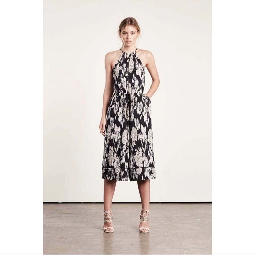 Revolve Elliatt Impressionist Floral Jumpsuit